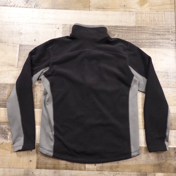 Eddie Bauer First Ascent Polartec WindPro Fleece Jacket Men’s Size L Black/Gray - Picture 7 of 12